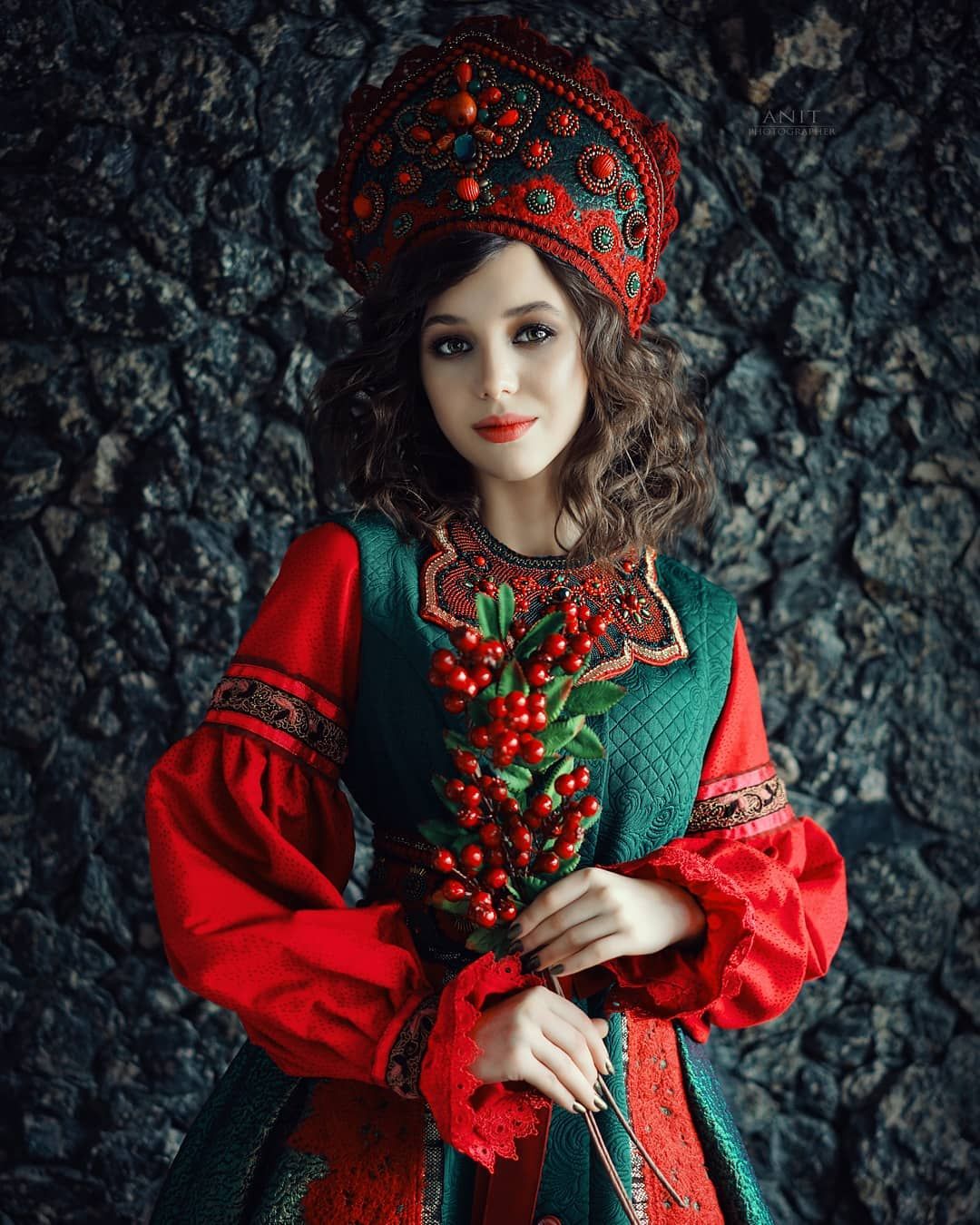Nude girl Women in Slavic costumes in Linyi